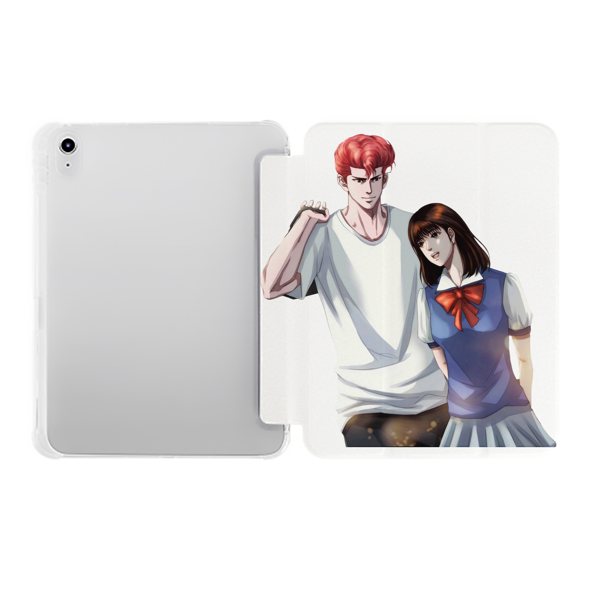 （画像用） SLAM DUNK／スラムダンク IPad ケース ペン収納付き 三つ折りスタンド PUレザー×シリコン 対応機種9.5/10.5/10.9インチ